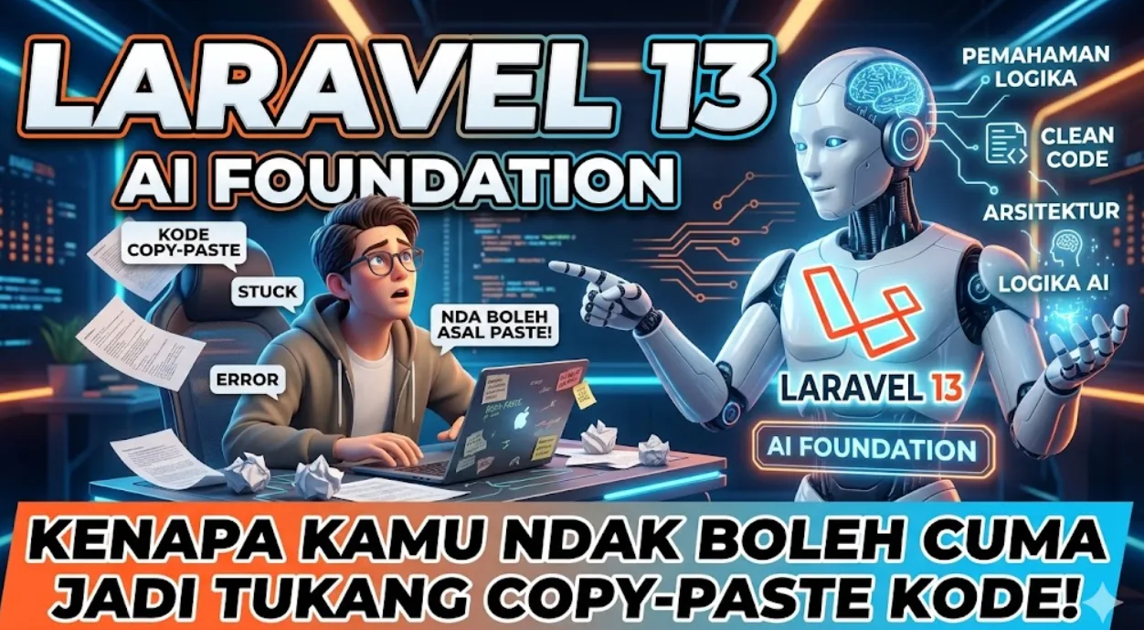 Laravel 13 & "AI Foundation": Kenapa Kamu Ndak Boleh Cuma Jadi Tukang Copy-Paste Kode!